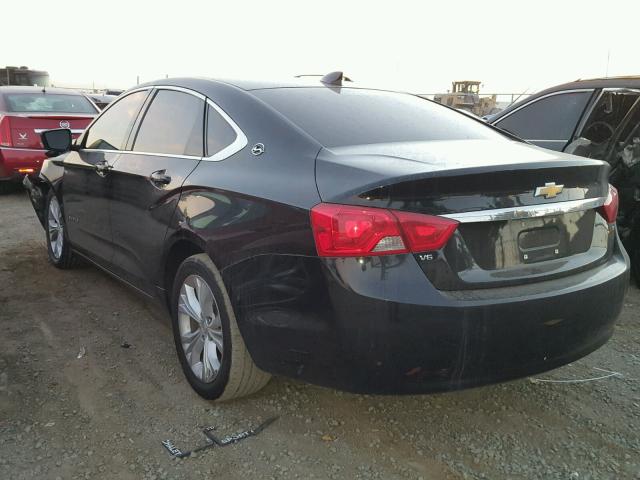 2G1125S31F9201190 - 2015 CHEVROLET IMPALA LT BLACK photo 3