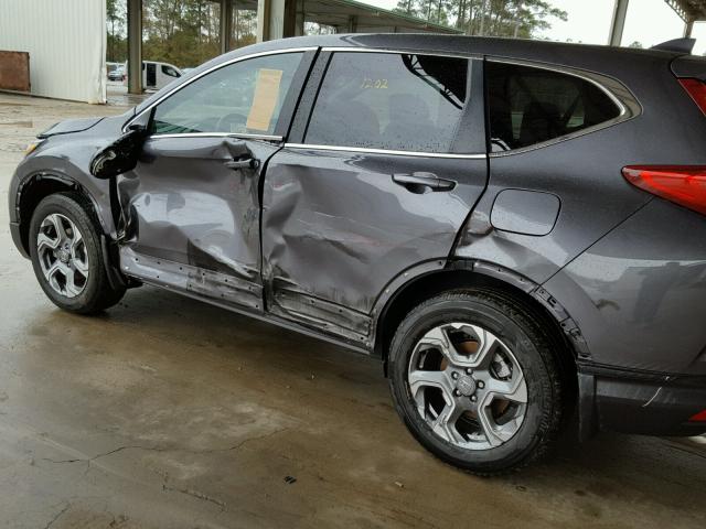 2HKRW2H57HH656972 - 2017 HONDA CR-V EX GRAY photo 10