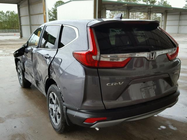 2HKRW2H57HH656972 - 2017 HONDA CR-V EX GRAY photo 3