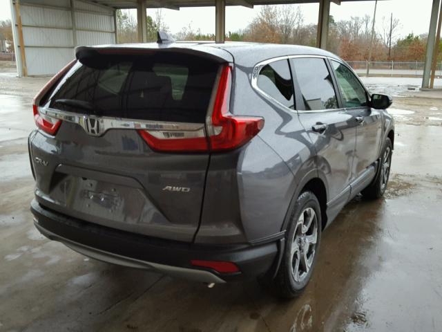 2HKRW2H57HH656972 - 2017 HONDA CR-V EX GRAY photo 4