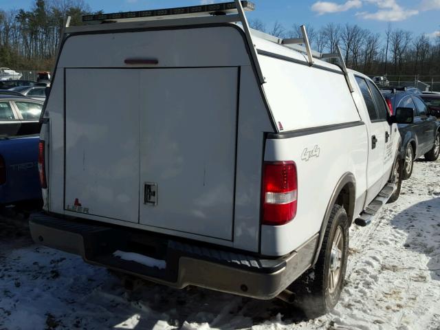 1FTPW14566FA91855 - 2006 FORD F150 SUPER WHITE photo 4