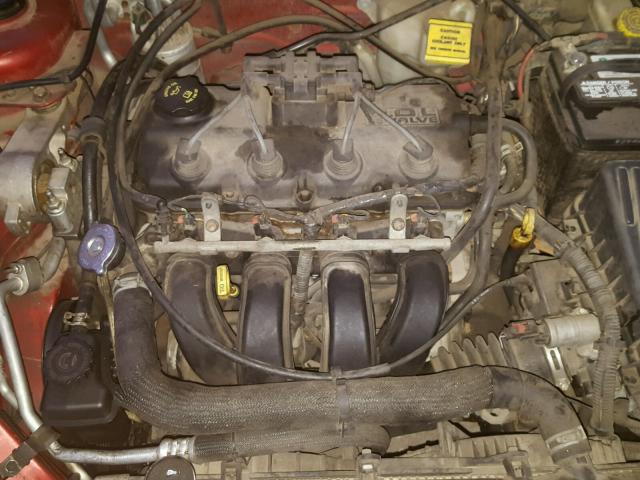 1B3ES56C64D644200 - 2004 DODGE NEON SXT BURGUNDY photo 7