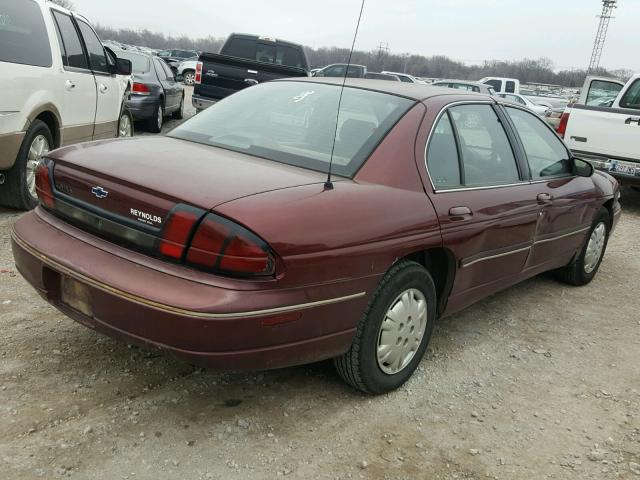 2G1WL52M0W9273123 - 1998 CHEVROLET LUMINA BAS წითელი ფოტო 4