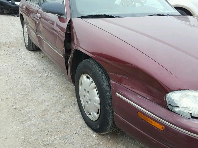 2G1WL52M0W9273123 - 1998 CHEVROLET LUMINA BAS წითელი ფოტო 9