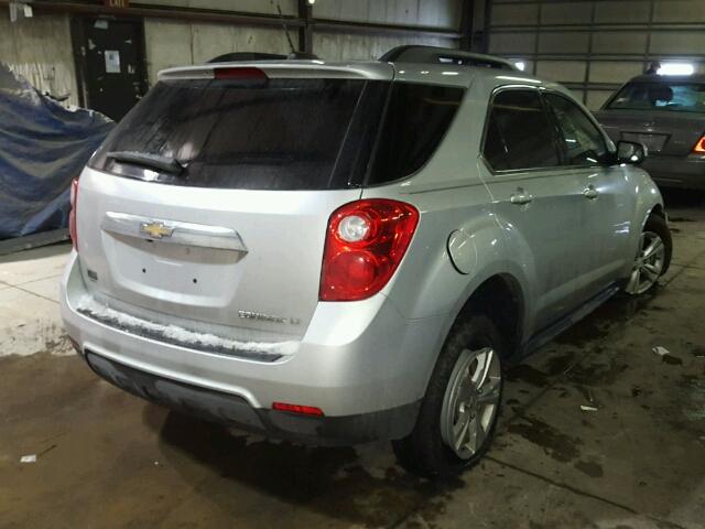 2GNALCEK3F1130317 - 2015 CHEVROLET EQUINOX LT SILVER photo 4