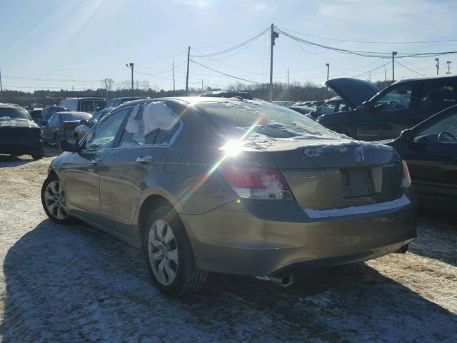 1HGCP3F85AA024816 - 2010 HONDA ACCORD EXL GOLD photo 3