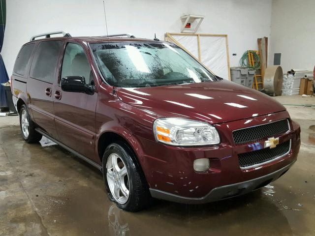 1GNDV331X7D116227 - 2007 CHEVROLET UPLANDER L MAROON photo 1
