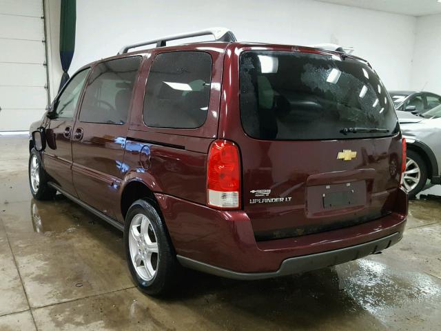 1GNDV331X7D116227 - 2007 CHEVROLET UPLANDER L MAROON photo 3