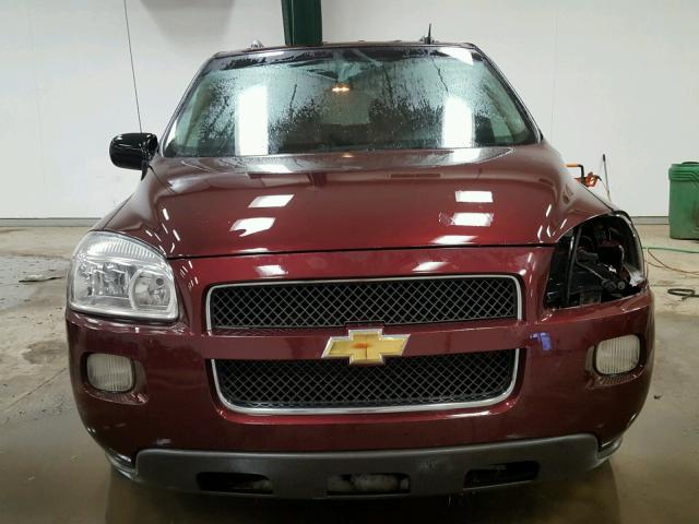 1GNDV331X7D116227 - 2007 CHEVROLET UPLANDER L MAROON photo 9