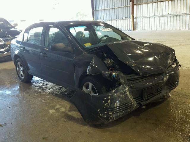 1G1AK58F187290961 - 2008 CHEVROLET COBALT LS BLACK photo 1