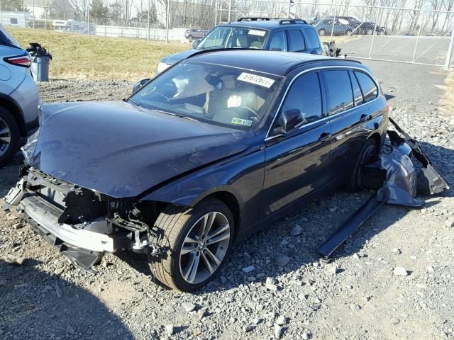 WBA8K3C55HK678603 - 2017 BMW 330 XI BLACK photo 2