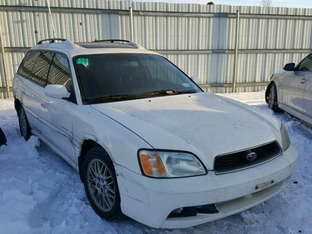 4S3BH625946300992 - 2004 SUBARU LEGACY L S WHITE photo 1