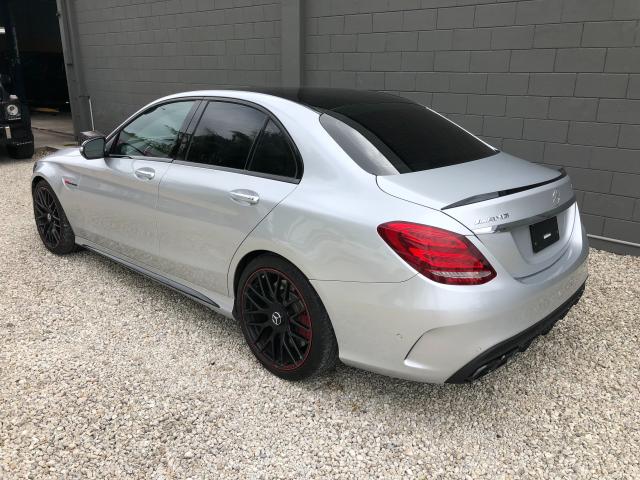 55SWF8HB8FU080265 - 2015 MERCEDES-BENZ C 63 AMG-S SILVER photo 2