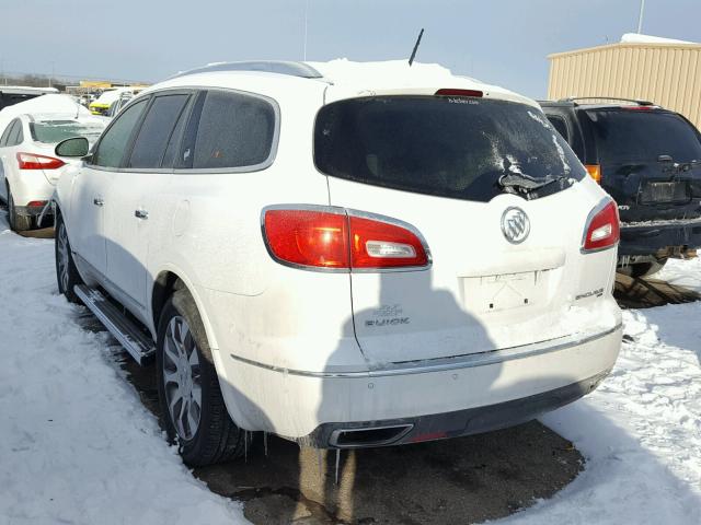 5GAKVCKD4GJ254554 - 2016 BUICK ENCLAVE WHITE photo 3