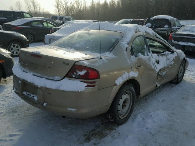 1B3EL46X03N585499 - 2003 DODGE STRATUS SE GOLD photo 4