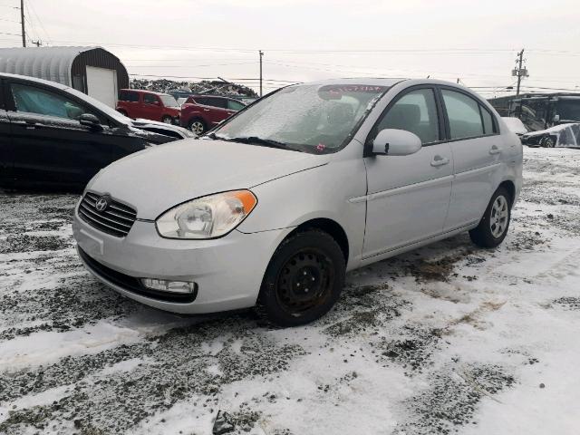 KMHCN45C49U297414 - 2009 HYUNDAI ACCENT GLS SILVER photo 2