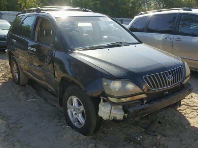 JT6HF10U8X0049281 - 1999 LEXUS RX 300 BLACK photo 1