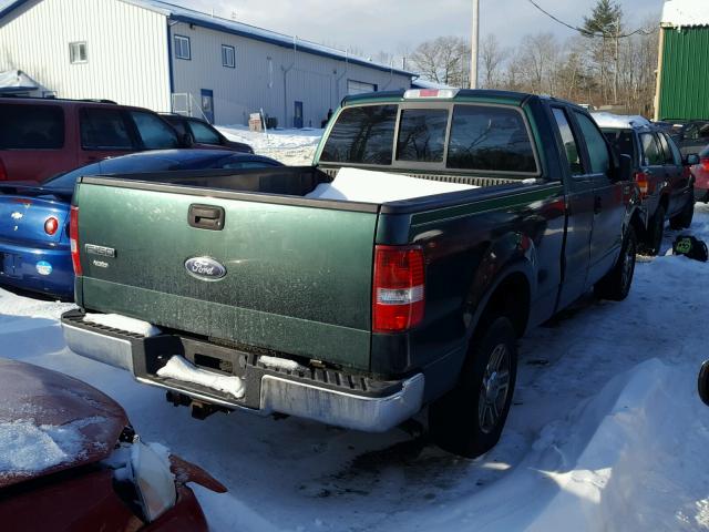 1FTPX145X7FA72286 - 2007 FORD F150 GREEN photo 4