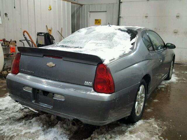 2G1WK151X69401154 - 2006 CHEVROLET MONTE CARL 灰色 照片 4