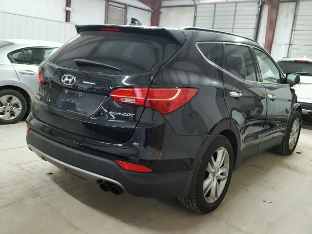 5XYZU3LA0DG055131 - 2013 HYUNDAI SANTA FE S BLACK photo 4