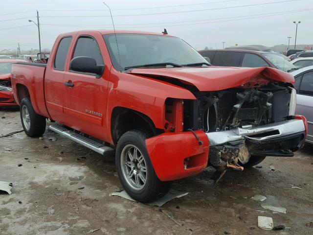 1GCSKSE35AZ129074 - 2010 CHEVROLET SILVERADO RED photo 1