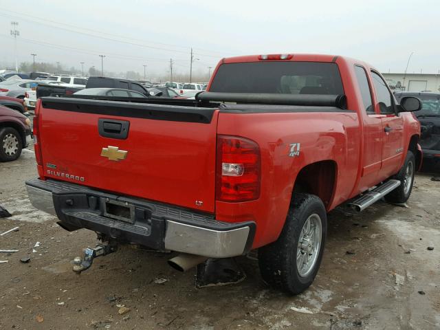 1GCSKSE35AZ129074 - 2010 CHEVROLET SILVERADO RED photo 4