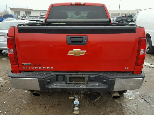 1GCSKSE35AZ129074 - 2010 CHEVROLET SILVERADO RED photo 6