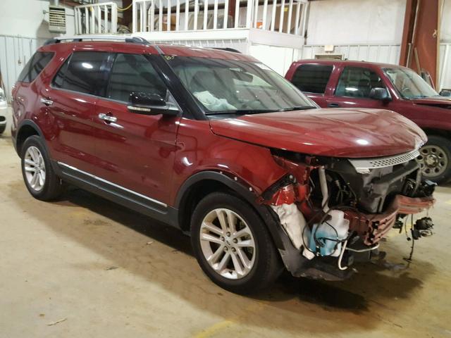 1FM5K7D85EGB79154 - 2014 FORD EXPLORER X MAROON photo 1