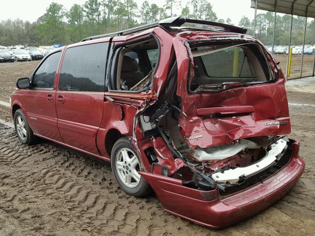 1GNDX13E74D120961 - 2004 CHEVROLET VENTURE LU BURGUNDY photo 3