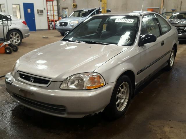 1HGEJ7222VL135479 - 1997 HONDA CIVIC HX SILVER photo 2