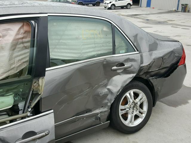 1HGCM56776A045251 - 2006 HONDA ACCORD EX GRAY photo 10