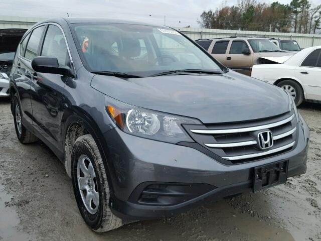 3CZRM3H34EG711872 - 2014 HONDA CR-V LX GRAY photo 1