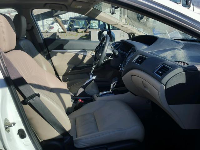 19XFB2F9XEE275038 - 2014 HONDA CIVIC EXL 白色 照片 5