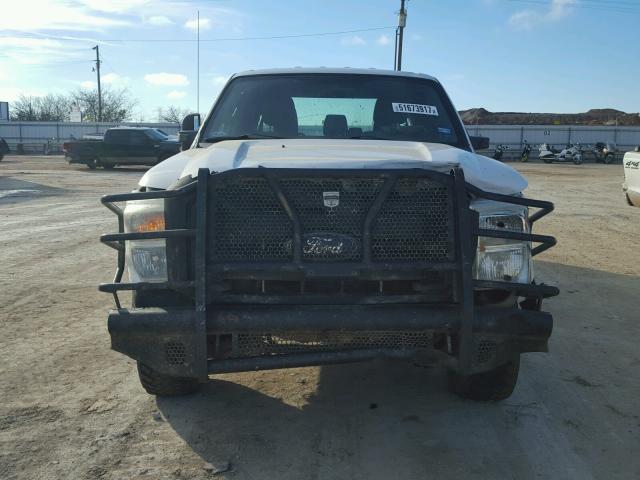 1FT7W2BT0BEB38529 - 2011 FORD F250 SUPER WHITE photo 9