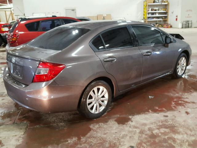 2HGFB2F87CH511767 - 2012 HONDA CIVIC EX ბურგუნდია ფოტო 4