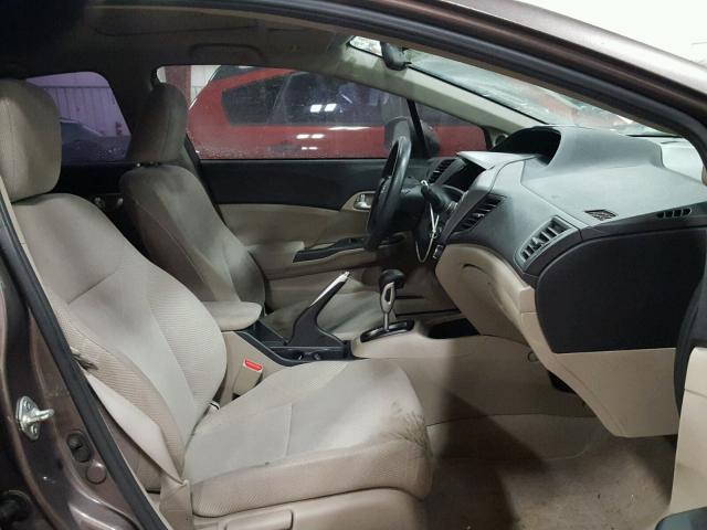 2HGFB2F87CH511767 - 2012 HONDA CIVIC EX ბურგუნდია ფოტო 5