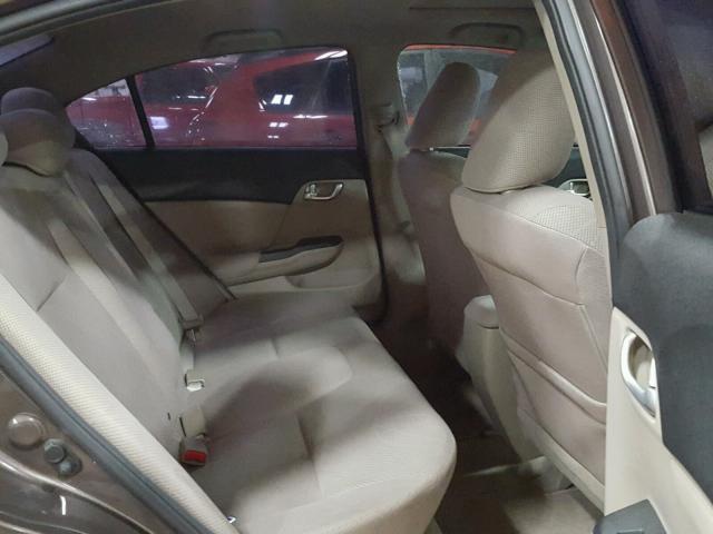 2HGFB2F87CH511767 - 2012 HONDA CIVIC EX ბურგუნდია ფოტო 6