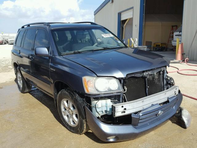 JTEGF21A010013408 - 2001 TOYOTA HIGHLANDER GRAY photo 1