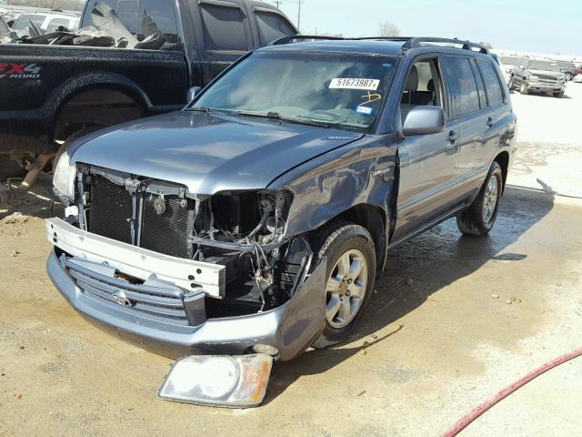 JTEGF21A010013408 - 2001 TOYOTA HIGHLANDER GRAY photo 2