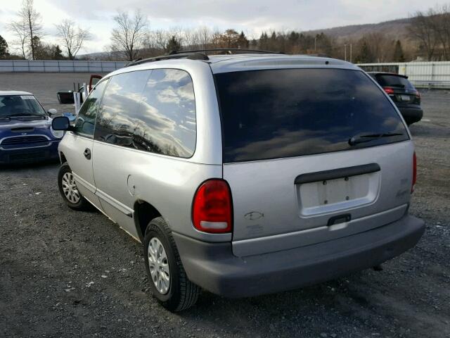 2P4FP25B4YR569619 - 2000 PLYMOUTH VOYAGER SILVER photo 3