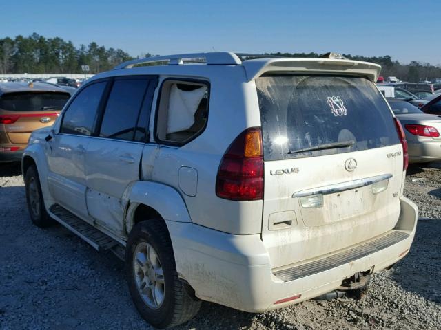 JTJBT20X260098429 - 2006 LEXUS GX 470 WHITE photo 3