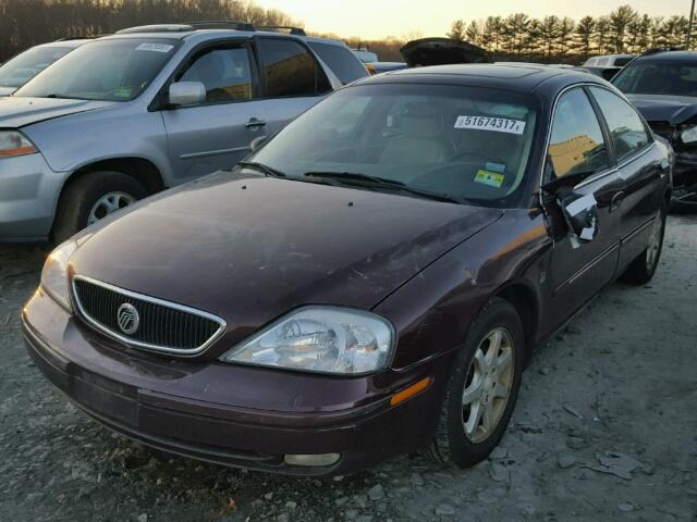 1MEFM55S31A639120 - 2001 MERCURY SABLE LS P BROWN photo 2