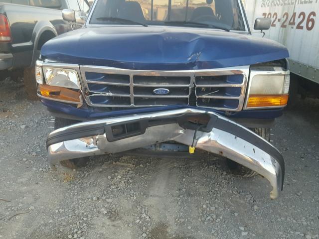 1FTJX35FXTEA64441 - 1996 FORD F350 BLUE photo 7