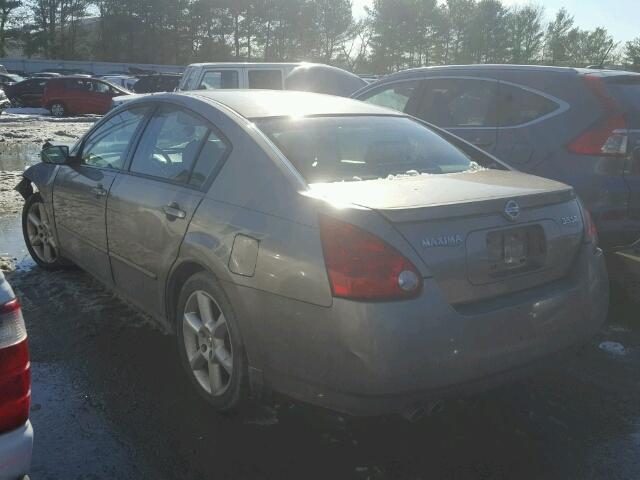 1N4BA41E14C927932 - 2004 NISSAN MAXIMA SE GRAY photo 3