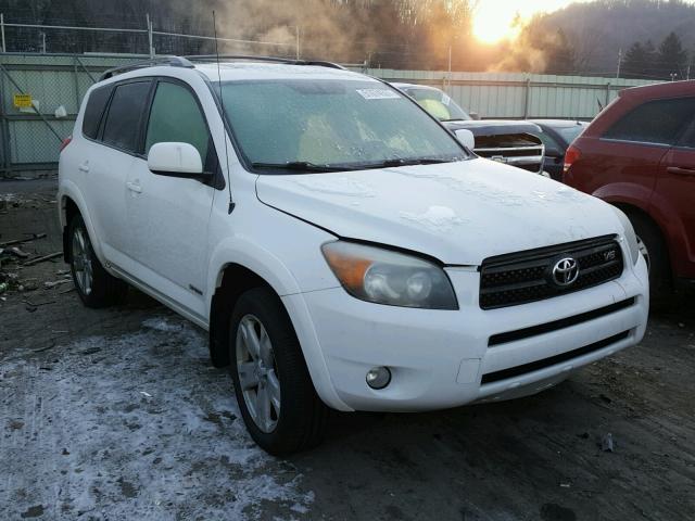 JTMBK32V775040148 - 2007 TOYOTA RAV4 SPORT WHITE photo 1