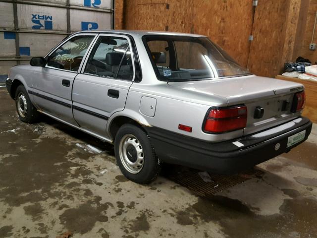 JT2AE91A2N0257999 - 1992 TOYOTA COROLLA SILVER photo 3