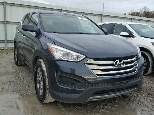 5XYZTDLB7EG167590 - 2014 HYUNDAI SANTA FE S GRAY photo 1