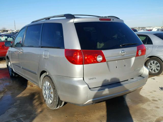 5TDZA23C06S473117 - 2006 TOYOTA SIENNA CE SILVER photo 3