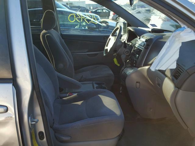 5TDZA23C06S473117 - 2006 TOYOTA SIENNA CE SILVER photo 5