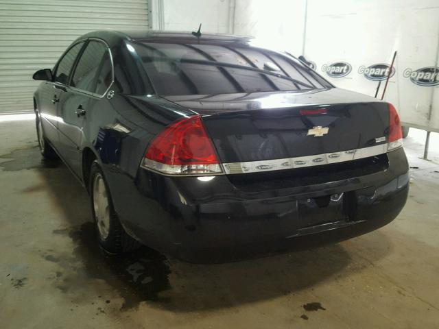 2G1WB58K481373705 - 2008 CHEVROLET IMPALA LS BLACK photo 3